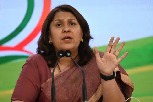 कांग्रेस प्रवक्ता सुप्रिया श्रीनेत
