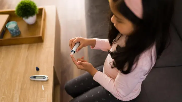 Ilustrasi anak penderita diabetes