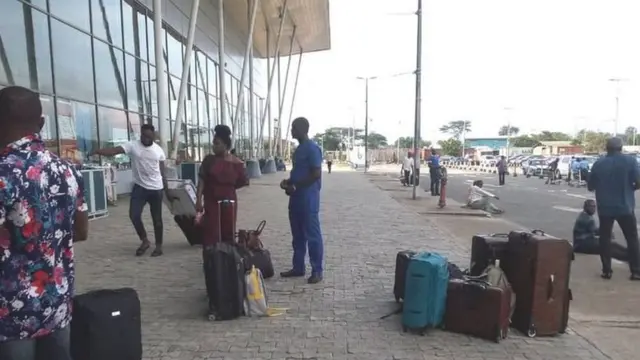 Matafiya a filin jirgin saman Najeriya