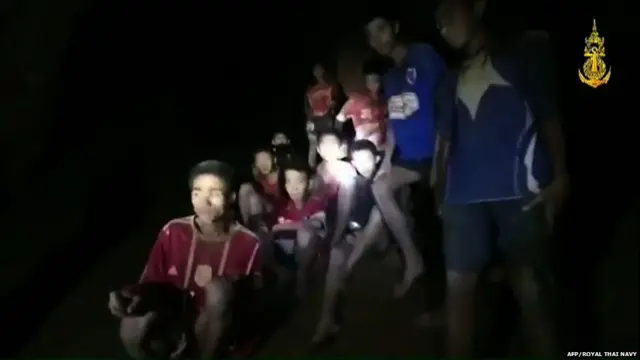 The found Thai cave boys July 2018