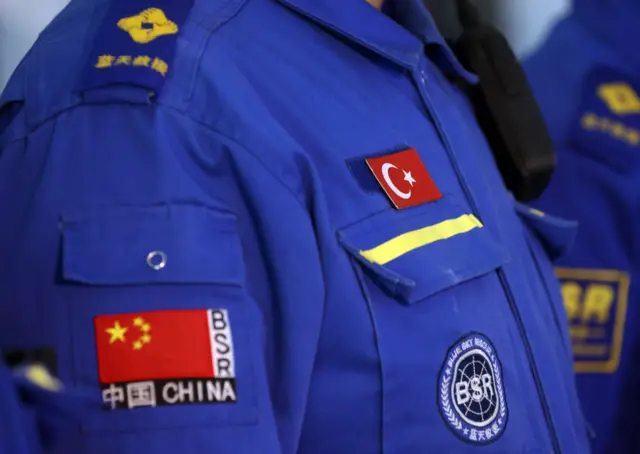 Çin kurtarma ekibi
