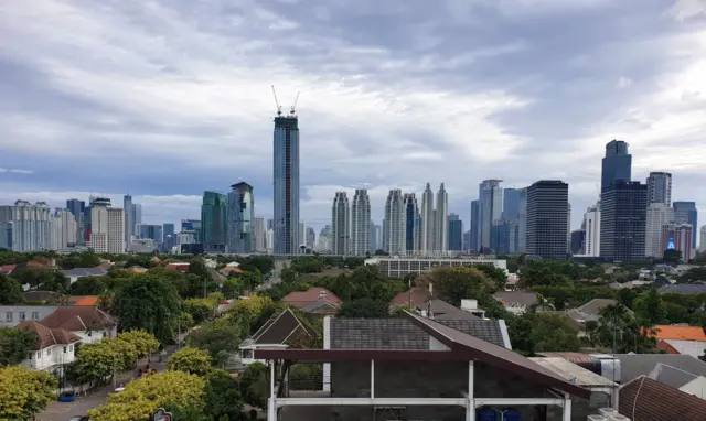 Kota Jakarta dipotret dari kawasan Menteng