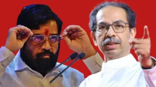 एकनाथ शिंदेंसमोर शिवसेनेच्या दुसऱ्या पक्षाचे म्हणजेच उद्धव ठाकरे यांचे आव्हान आहे.