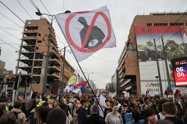 Protest 'Za Generalštab', 24. marta