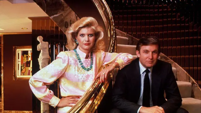 প্রথম ইভানা জেলনিকোভার সঙ্গে ডোনাল্ড ট্রাম্প।