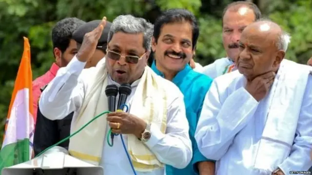 सिद्धारमैया और देवेगौड़ा