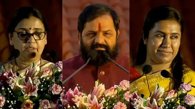 माधुरी मिसाळ, भरत गोगावले आणि मेघना बोर्डीकर 