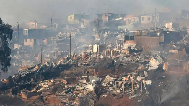 Incendio en Valparaíso