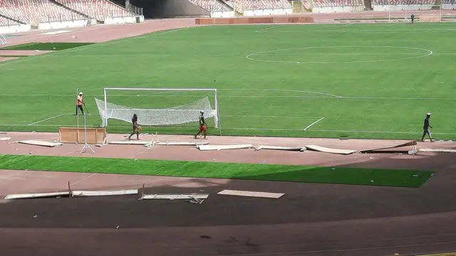 As di stadium be, morning afta di katakata on Tuesday night