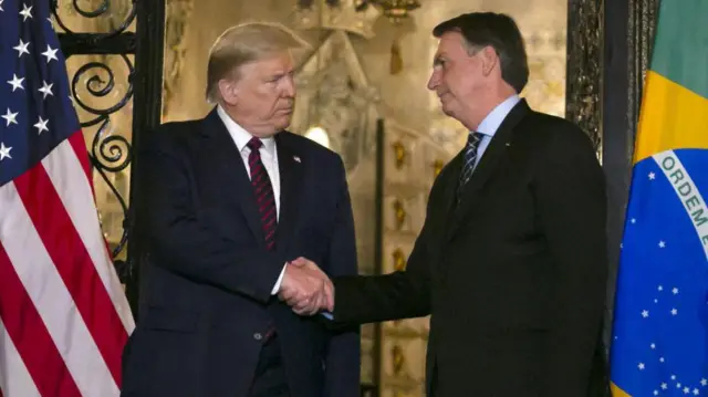 Trump đã tiếp đón Bolsonaro tại Mar-a-Lago vào năm 2020