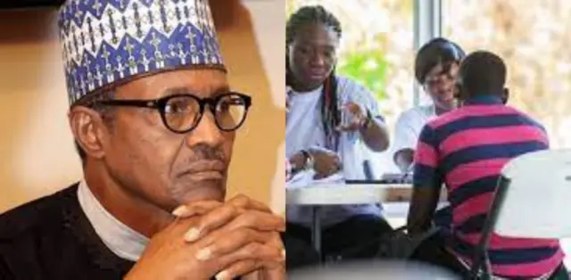 Aworan Buhari ati awọn akekọọ