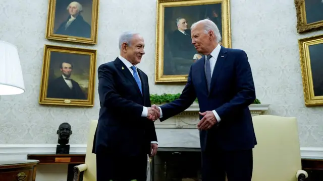 Joe Biden e Benjamin Netanyahu