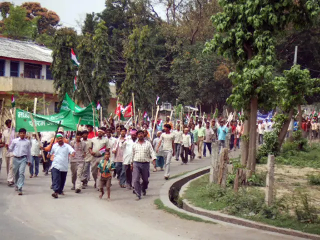 गौरमा भएको प्रदर्शन