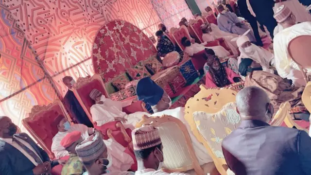 Yusuf Buhari and Zahra Bayero wedding fotos