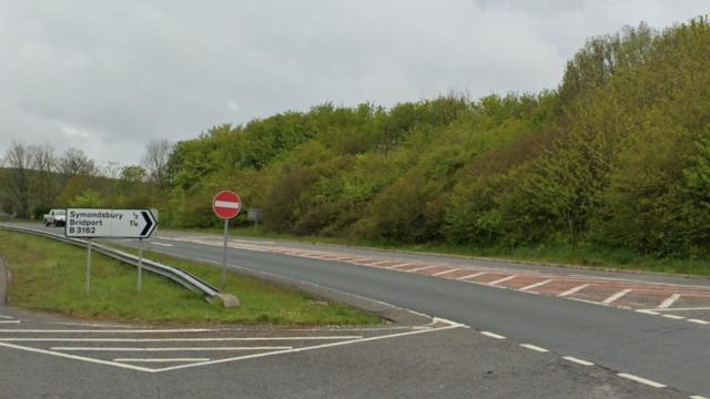 Man dies in three vehicle crash on A35 at Bridport BBC News