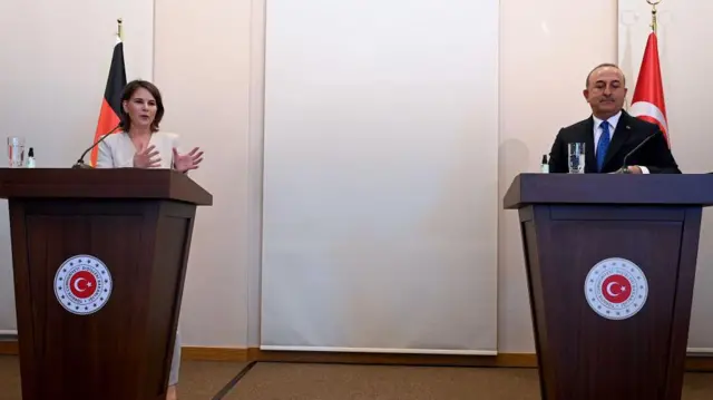 Baerbock ve Cavusoglu