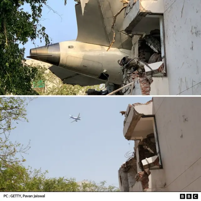 अंडरग्रॅज्यूएट विद्यार्थ्यांच्या ज्या मेसच्या इमारतीवर विमानाचा मागील भाग आदळला होता, ती इमारत अजूनही मूळ स्थितीतच आहे. मात्र, प्रशासनानं विमानाचा तो मागील भाग तिथून हटवला आहे. बी.जे. मेडिकल कॉलेजच्या अधिष्ठाता डॉ. मीनाक्षी पारिख यांनी दिलेल्या माहितीनुसार, या प्रकरणाच्या तपासाचा अंतिम अहवाल आल्यानंतर मेसची इमारत पुन्हा बांधली जाईल.

