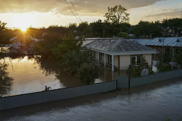 سیل در منطقه گالاتی در رومانی