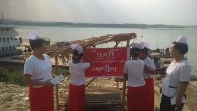 ၂၀၂၄ ခုနှစ်မှာ ချောက်မြို့နယ်ဟာ အပူချိန် ၄၅ ဒီဂရီ ဆဲလ်ဆီးယပ်ကို ရောက်ခဲ့ပါတယ်