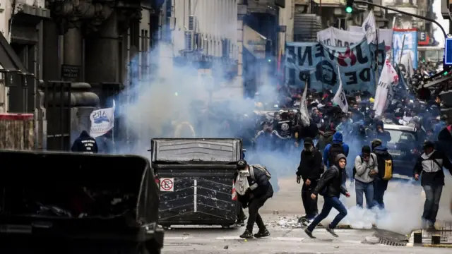 Протесты у Конгресса в дни обсуждения бюджета-2019