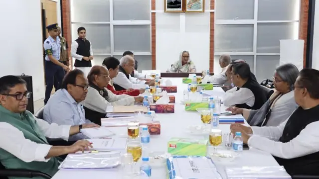 আওয়ামী লীগের সংসদীয় মনোনয়ন বোর্ডের সভার ছবি