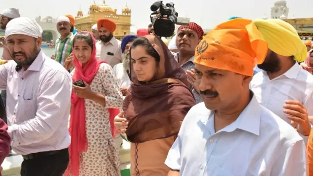 अमृतसर में केजरीवाल