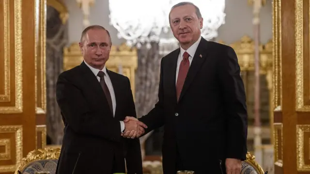Cumhurbaşkanı Erdoğan ve Rusya Devlet Başkanı Putin