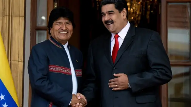 Evo Morales y Nicolás Maduro