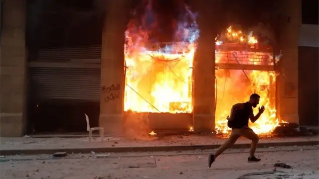 Протесты в Бейруте