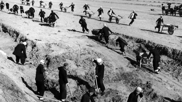 Pertanian zaman 'Lompatan Besar ke Depan'.