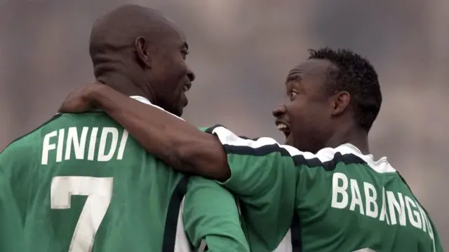 Finidi George and Tijani Babangida
