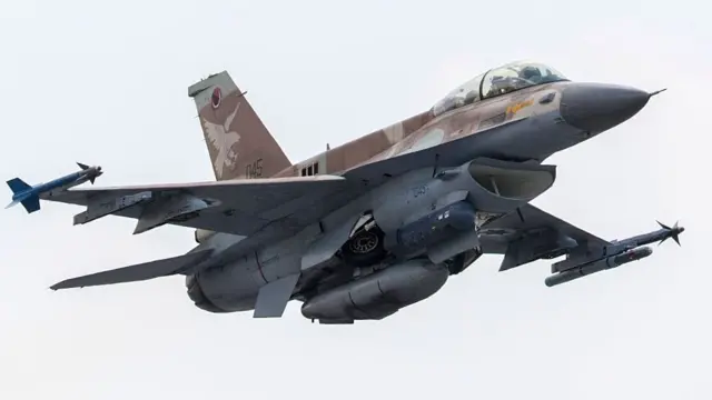ఇజ్రాయెల్కు చెందిన ఎఫ్-16 యుద్ధవిమానం (ప్రతీకాత్మక చిత్రం)