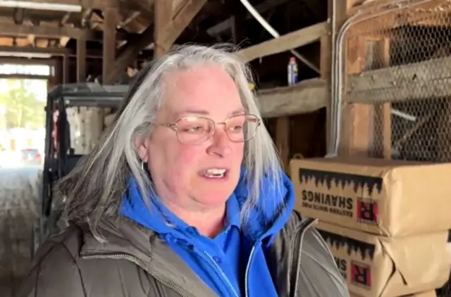 'রেন্ট দ্য চিকেন'-এর মালিক ক্রিস্টিন টেম্পলটন।