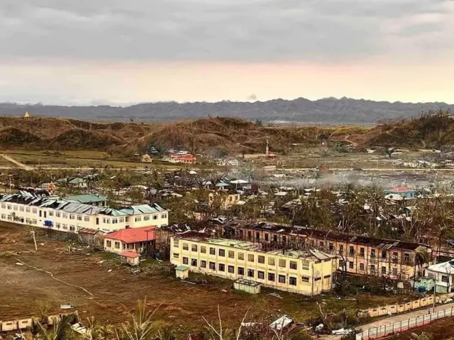 မုန်တိုင်းအပြီးတွေ့ရတဲ့ ရသေ့တောင်မြို့နယ်