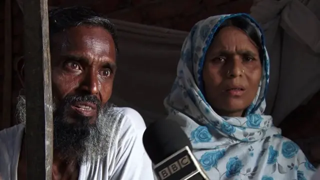 মুকাদ্দেস আলির নাম উঠেছে। ওঠেনি তার স্ত্রী (ডানে) ও ছেলেমেয়েদের