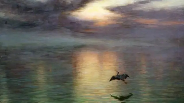"Dawn" (l'aube), par Joseph Farquharson, peint en 1903 : l'année où Marie Curie a reçu son prix Nobel pour avoir découvert le radium