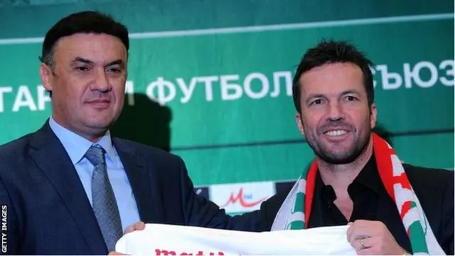 BFU president Borislav Mihaylov (left) with anoda man