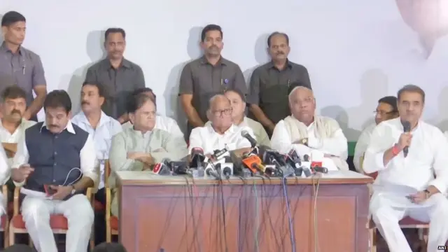 काँग्रेस-राष्ट्रवादीची पत्रकार परिषद