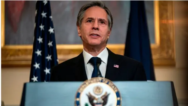 যুক্তরাষ্ট্রের পররাষ্ট্রমন্ত্রী অ্যান্টোনি ব্লিংকেন।
