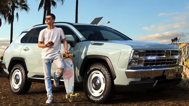 ظاهر میتسوکا به شاسی‌بلندهای آمریکایی دهه هشتاد میلادی شبیه است