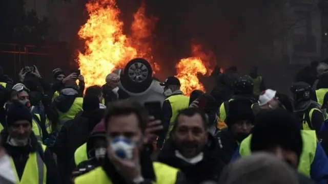 การชุมนุมของกลุ่มเสื้อกั๊กเหลือง