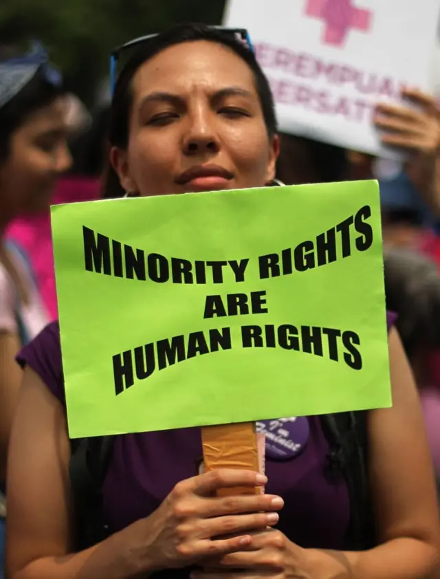 Aktivis turut melakukan aksi memperingati Hari Perempuan