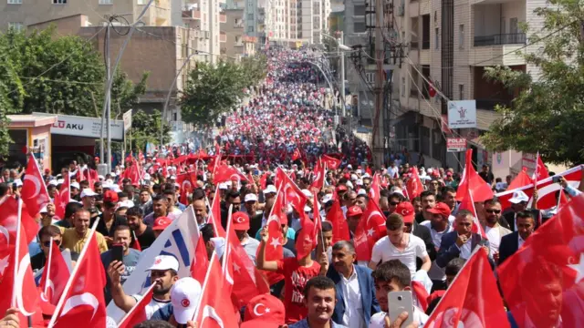 şırnak'taki yürüyüş