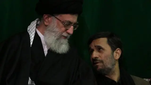 محمود احمدی نژاد و آیت الله خامنه ای