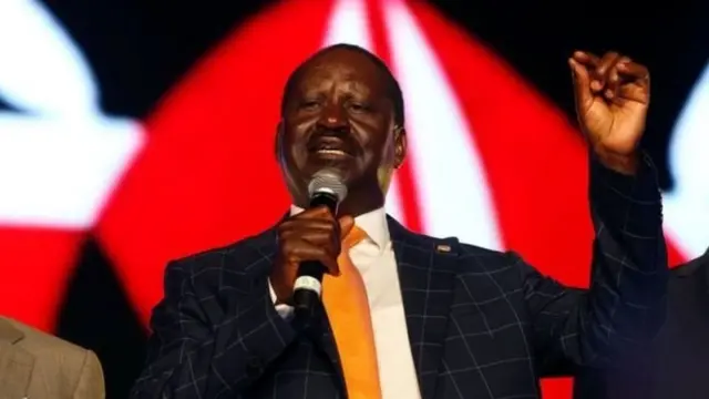 Umukuru w'abatavuga rumwe na leta, Raila Odinga, ntiyitabirye amatora aherutse.