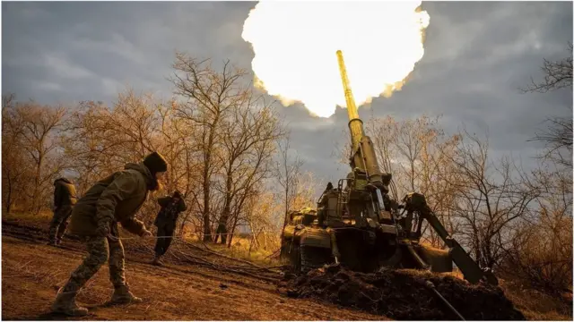 مقاتلون أوكرانيون على جبهة خيرسون