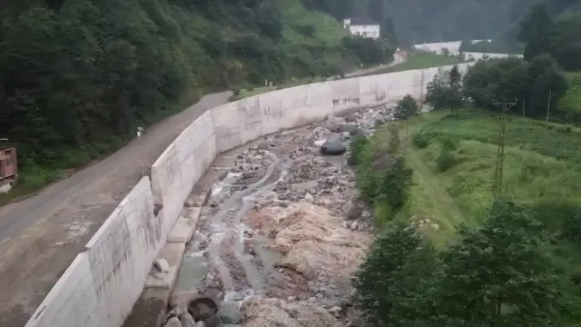 Karadeniz'de yapılan bir hidroelektrik santral