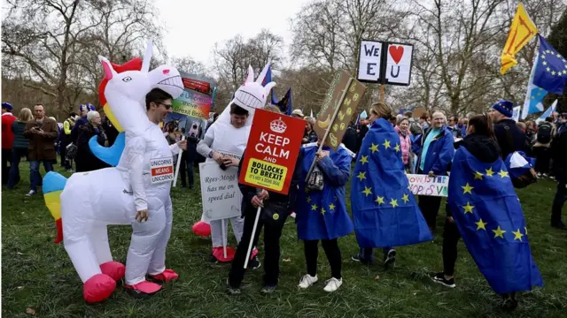 เดินขบวนต้านเบร็กซิท