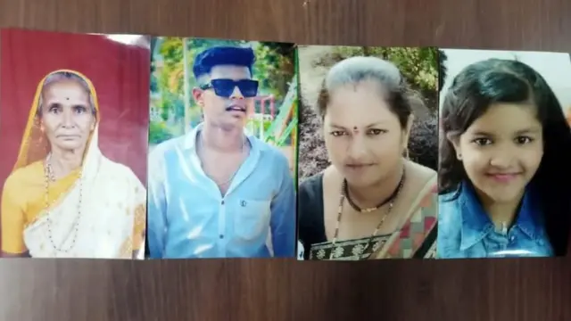 અમદાવાદના વિરાટનગરમાંથી જેમના મૃતદેહો મળી આવ્યા હતા તે સોનલબહેન, સુભદ્રાબહેન, ગણેશ તથા પ્રગતિ