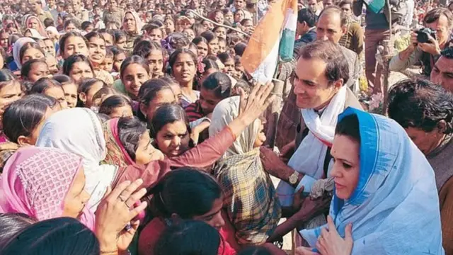 राजीव गांधी और सोनिया गांधी